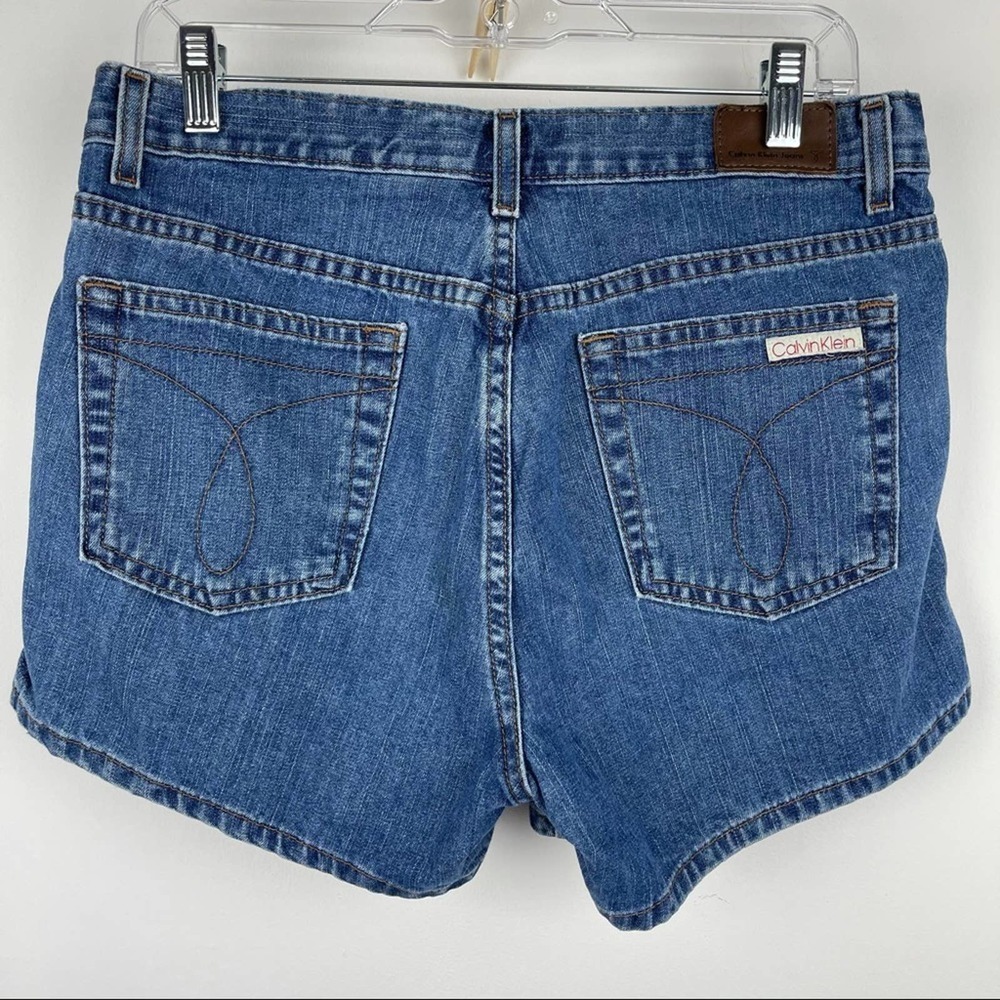 Calvin Klein Y2K CK highwaisted denim mom shorts